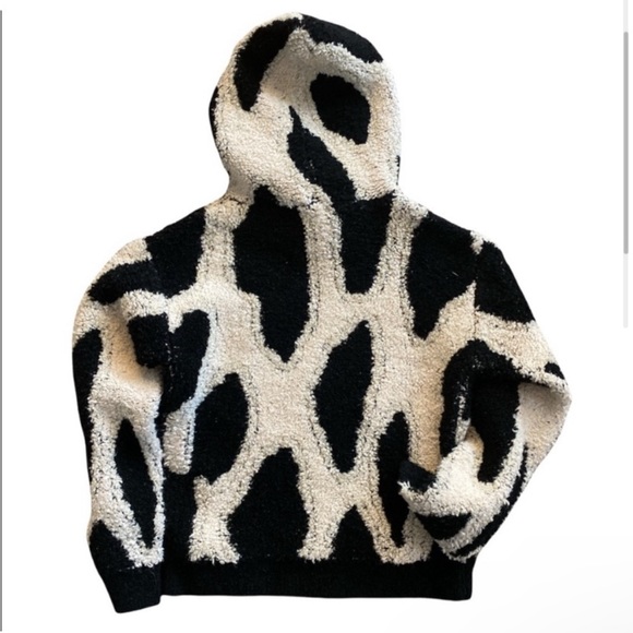 Sandy Liang × Target leopard
print chunky sherpa hoodie Sz XS (oversized) NWT🏷 - Picture 2 of 5